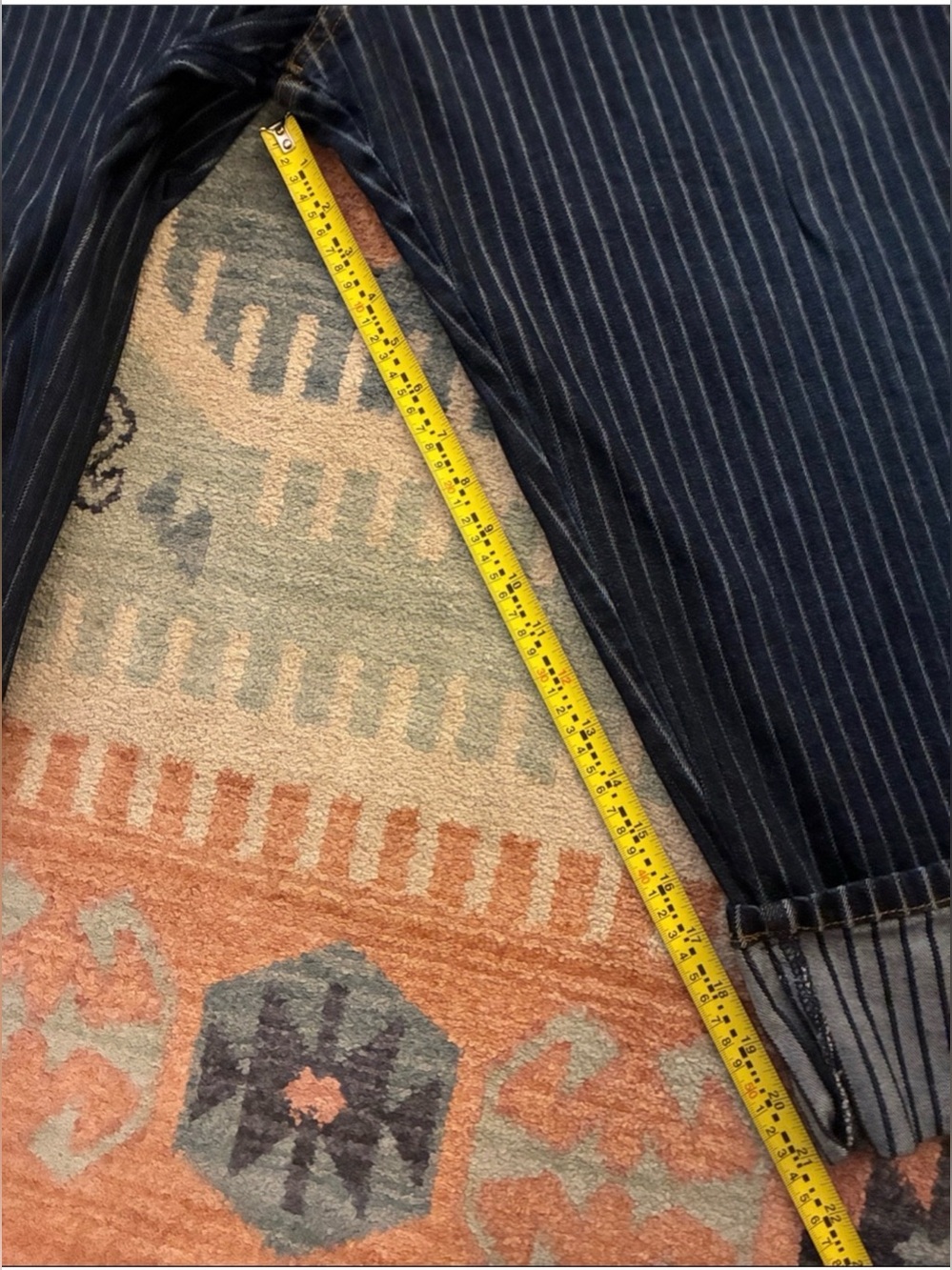 Pilcro Kayden High-Rise Railroad
Stripe Carpenter Barrel Jeans - Picture 7 of 9